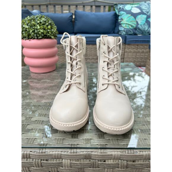 Dolce Vita Nighy Women’s Combat Boots – Faux Shearling Lined Women Size 9 - Picture 2 of 8